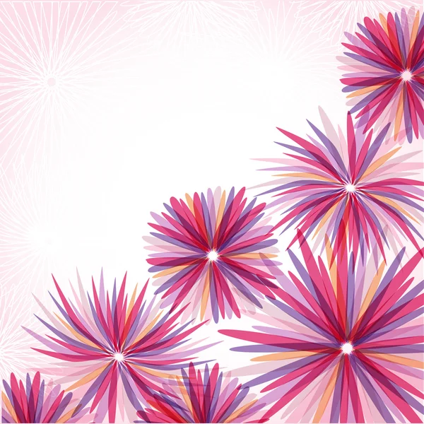 抽象的粉色花 — 图库照片