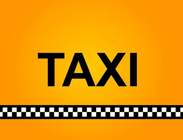Таксі знак — стокове фото