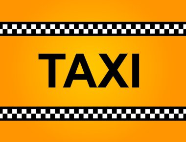 TAXI Sign clipart