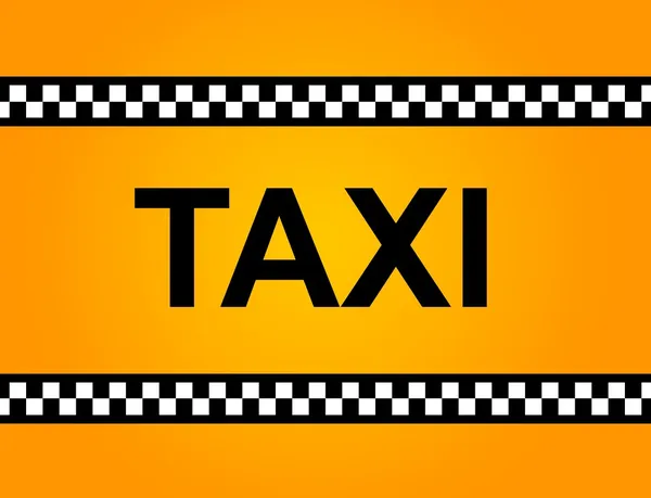 택시 사인 — 스톡 사진