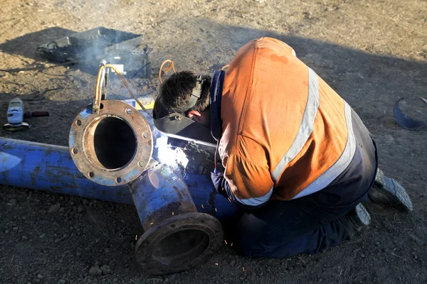 stock image Man at work - welder