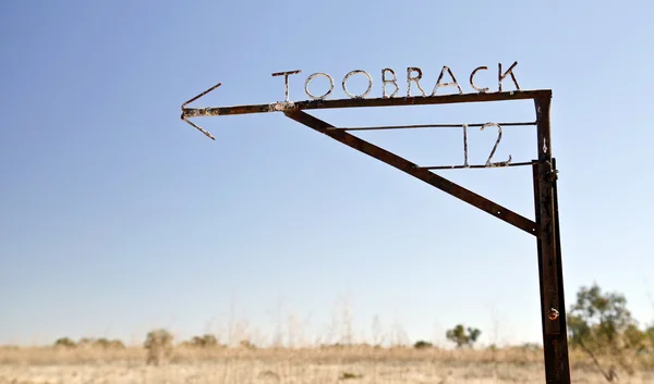 Direções do Outback — Fotografia de Stock
