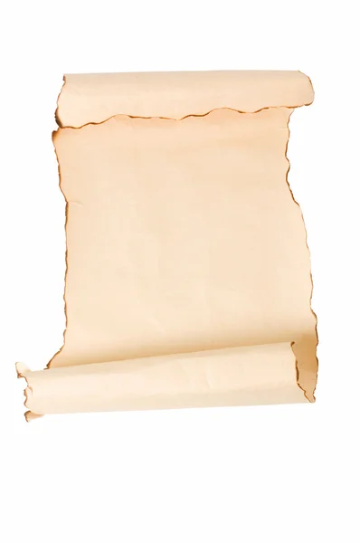 ヴィンテージがロールの羊皮紙の背景 — ストック写真