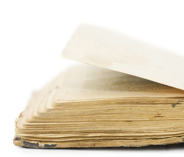 El libro antiguo aislado en blanco — Foto de Stock