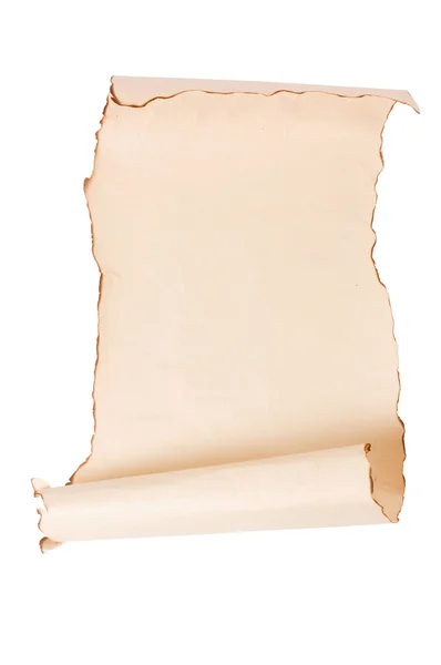 Винтажный рулон пергаментного фона — стоковое фото