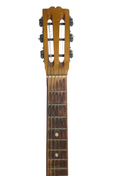 Egy gitár headstock, beleértve a tuning pegs — Stock Fotó