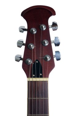 An acoustic guitars headstock clipart