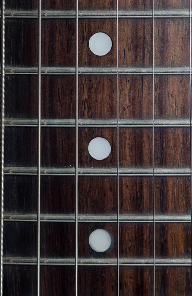 Detalhes da guitarra como pano de fundo — Fotografia de Stock