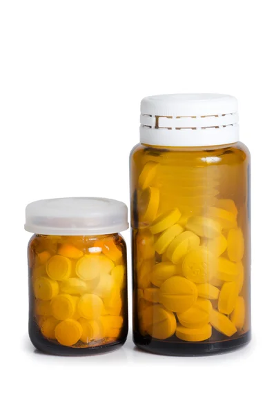 Opakowania tabletek - streszczenie medyczne — Zdjęcie stockowe