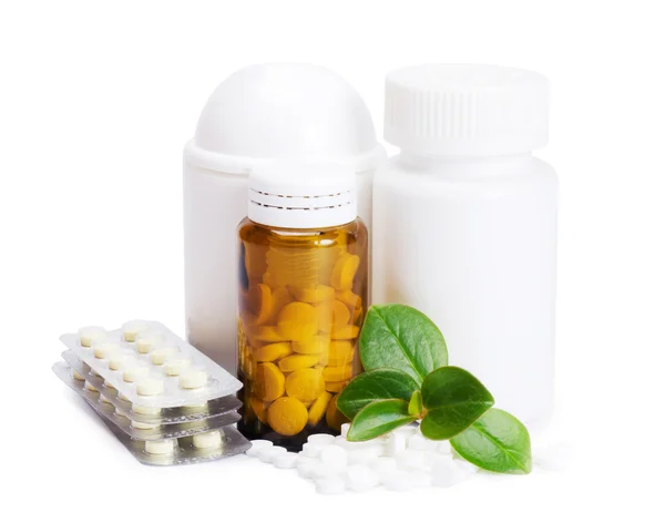 Confezioni di pillole - astratto medico — Foto Stock
