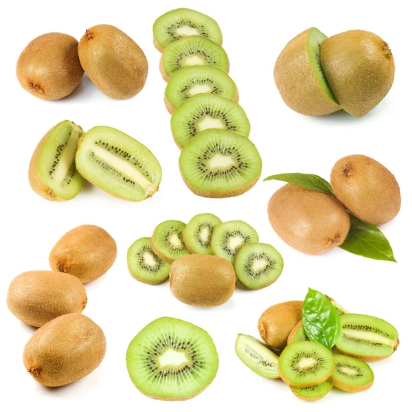 stock image Fresh kiwi isolated on white background