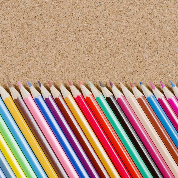 Colour pencils on — Stock Photo, Image