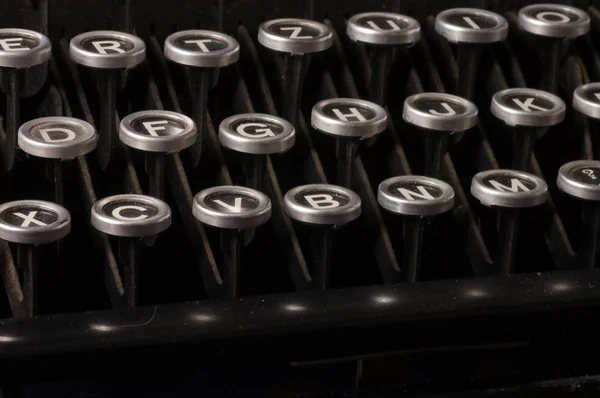 Stara maszyna do pisania, termin tekst — Zdjęcie stockowe