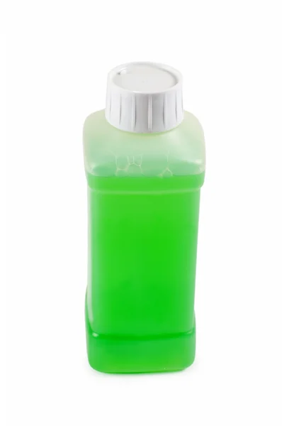 Plastikflasche isoliert auf einem weißen — Stockfoto
