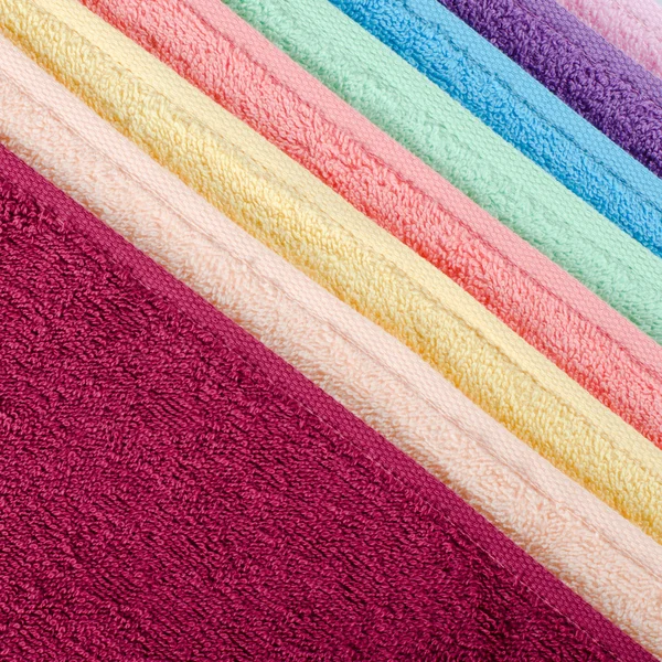 The combined colour towels — Stock Photo, Image