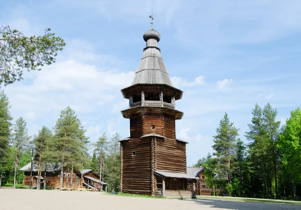 Деревянные церкви — стоковое фото