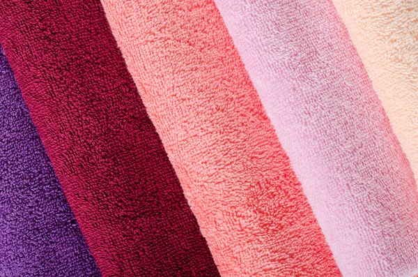 Les serviettes de couleur combinées — Photo