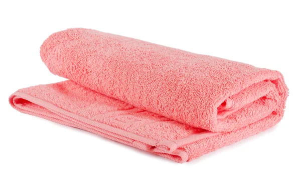 Ręcznik kolor na białym tle — Zdjęcie stockowe