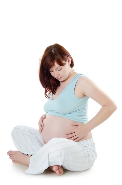 La donna incinta — Foto Stock
