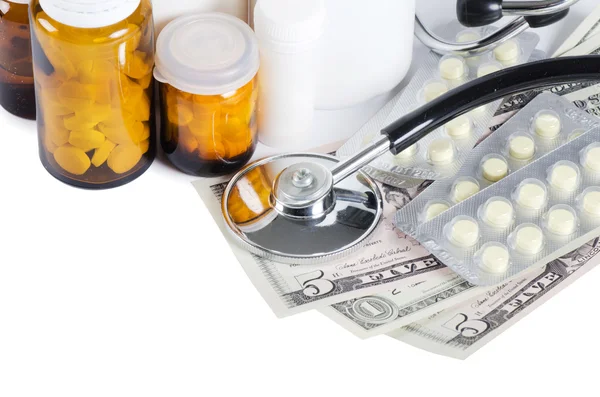 Förpackningar av piller - abstrakt medicinsk — Stockfoto