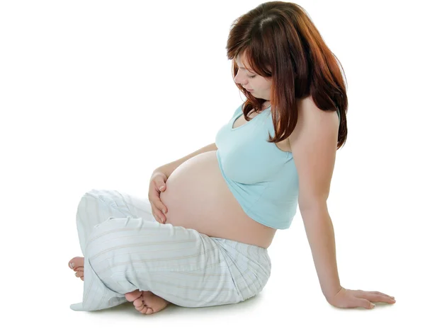 La femme enceinte Image En Vente