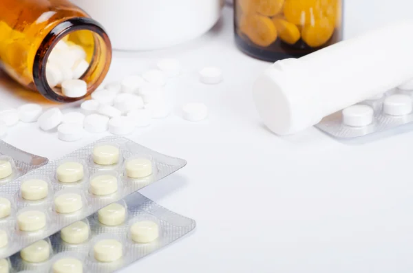 Los paquetes de pastillas - médico abstracto —  Fotos de Stock