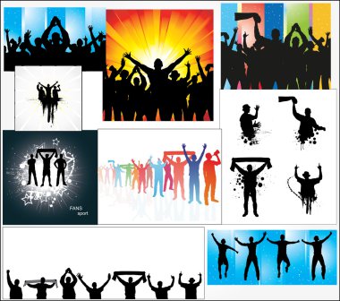 Advertising banners clipart