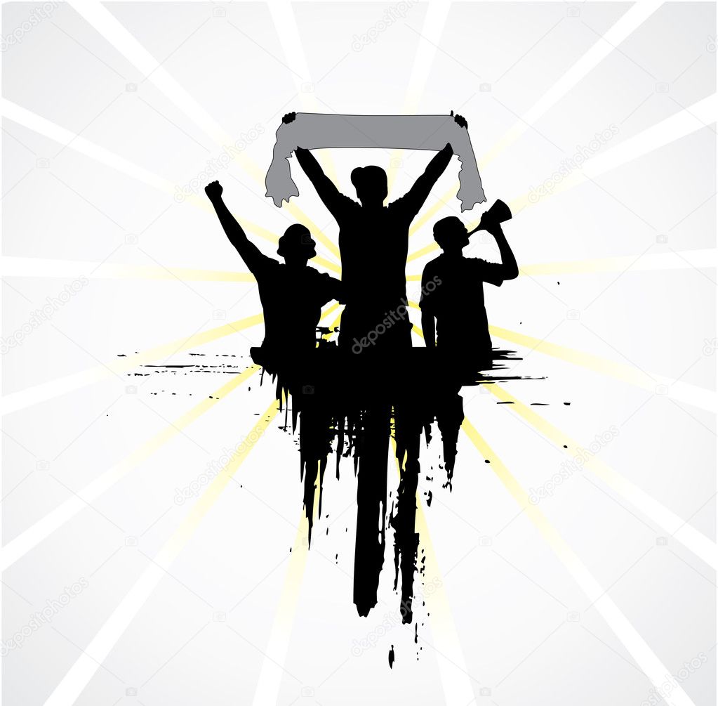 Sport Fans Stock Vector Image by ©Amitofo 6598021