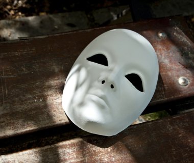 White mask clipart