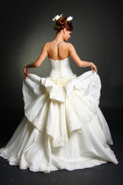 Brudklänning Stockbild