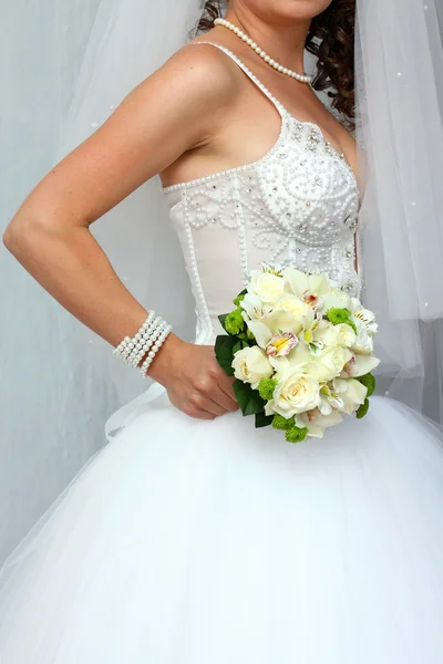 A gyönyörű menyasszony — Stock Fotó