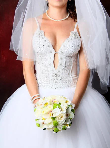 A bela noiva — Fotografia de Stock