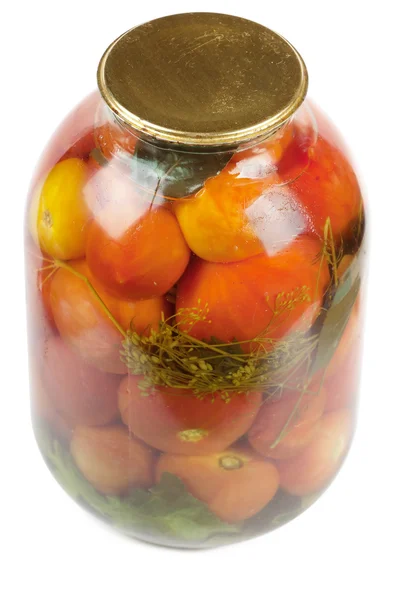 Jar of tomatoes — Stock Photo, Image
