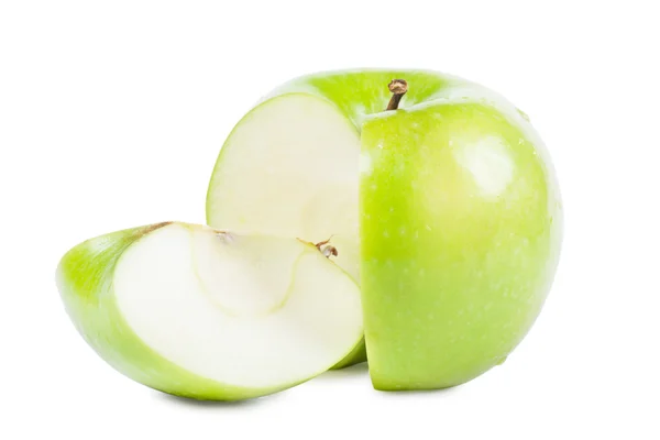 Grönt äpple — Stockfoto