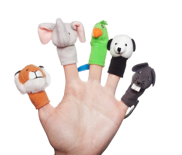 Brinquedos de dedo — Fotografia de Stock