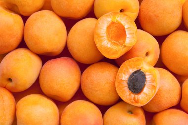 Healthy food, background. Apricot clipart