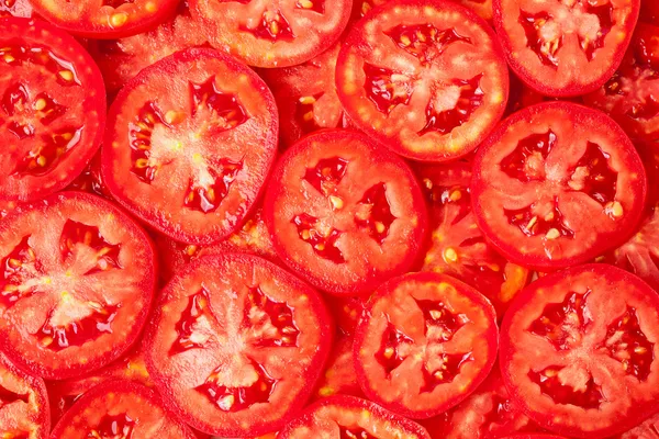 Aliments naturels sains, fond. Tomates — Photo