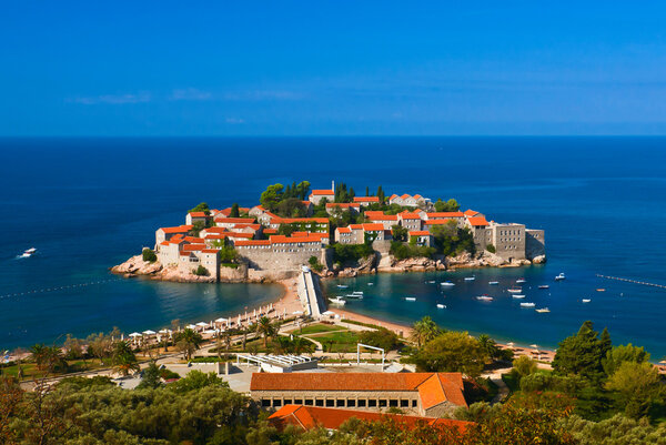Sveti Stefan island. Montenegro.