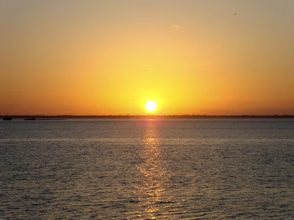 海の夕日 ストック画像