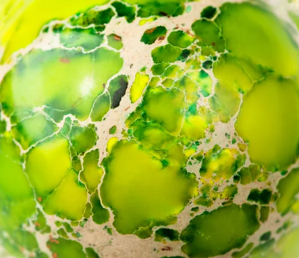 Green jasper sphere — Stock Photo, Image
