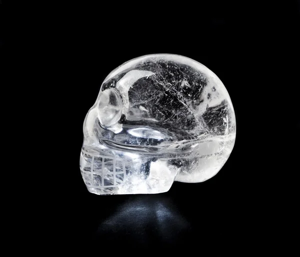 Kristallen schedel — Stockfoto