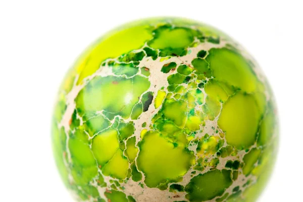 Esfera de jaspe verde — Foto de Stock