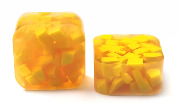 Żółty mydła ręcznie robione — Zdjęcie stockowe