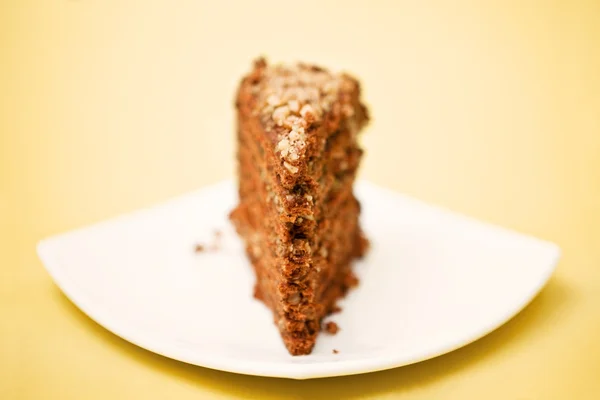 चॉकलेट केक का टुकड़ा — स्टॉक फ़ोटो, इमेज