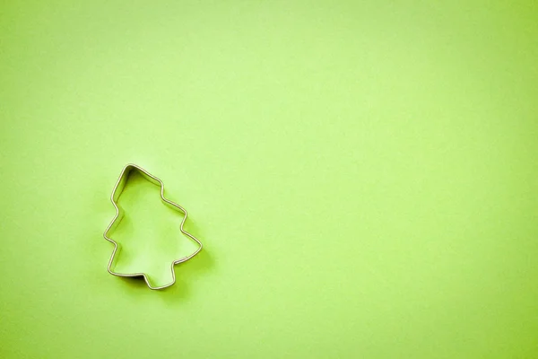 Coupeur de biscuits arbre de Noël — Photo
