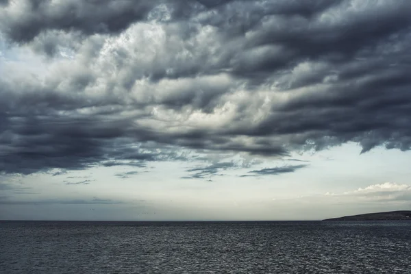 stock image Moody sky over the sea