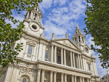 Facade of St Pauls Cathedral clipart