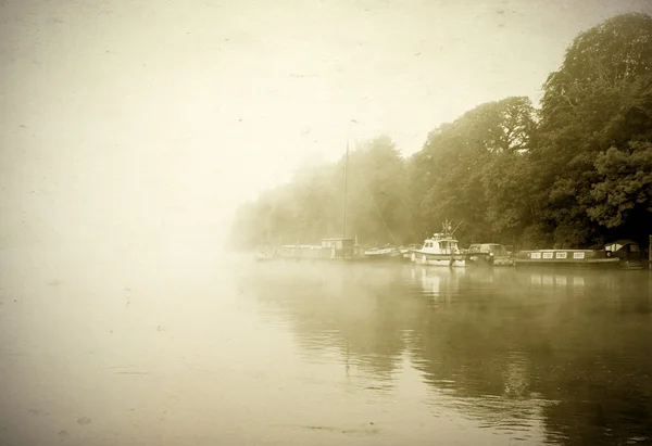 stock image Morning mist on a river