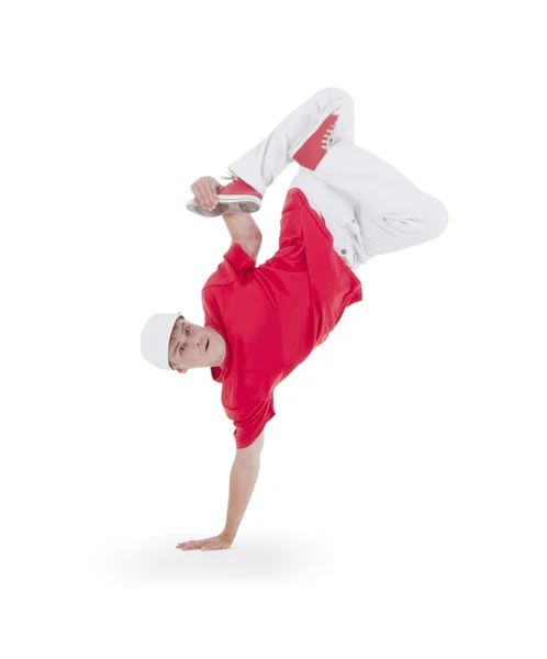 Έφηβος που χορεύουν χορευτής σε δράση — Φωτογραφία Αρχείου