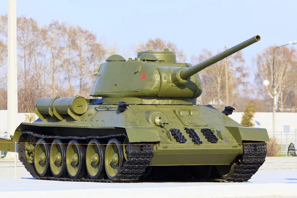 Radziecki czołg t34 modelu — Zdjęcie stockowe